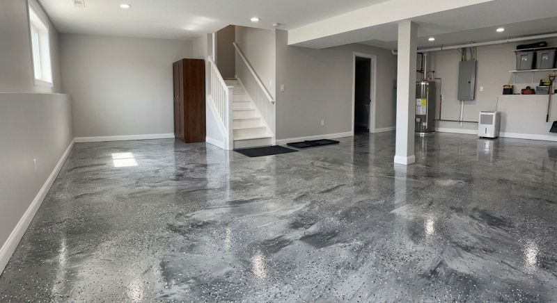 Basement Floor Epoxy Service in Greensboro, NC
