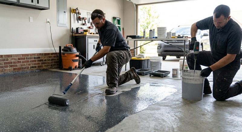 Concrete Epoxy Service in Raleigh, NC