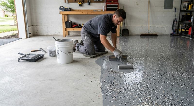 Garage Floor Renovation in Greenville, SC