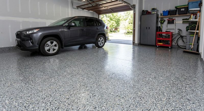 Epoxy Garage Flooring Installation in Winston Salem, NC