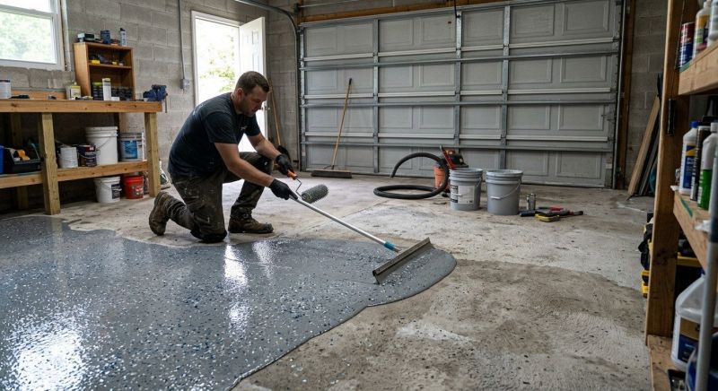 Garage Floor Renovation in Greensboro, NC