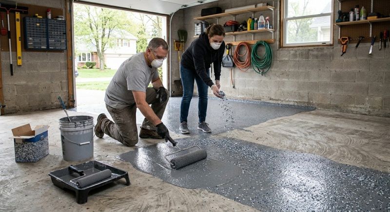 Garage Floor Resurfacing in Loudoun County, VA
